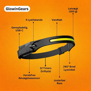 GlowinGears™ 2.0 LED-pandelampe